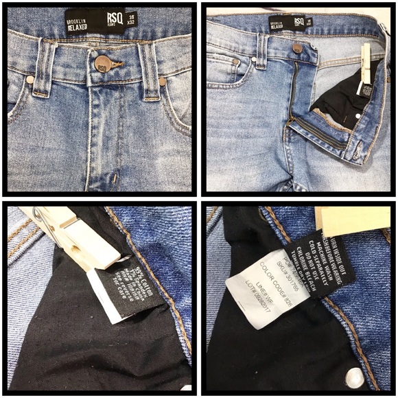 RSQ Brooklyn Relaxed Men’s Jeans 30 x 32 - Picture 11 of 13